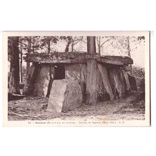 Carte Postale Ancienne - Cpa - 33 - Saumur Et Ses Environs - Dolmen De Bagneux