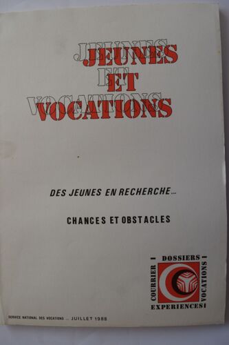Jeunes Et Vocations  50 : Des Jeunes En Recherche... Chances Et Obstacles