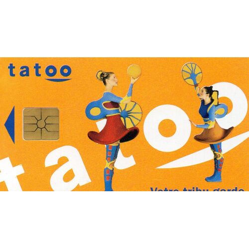 Telecarte Telephonique 50 -Tatoo-09/96 -2000000 D'exemplaires-