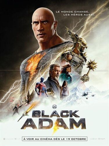 Black Adam - Véritable Affiche De Cinéma Pliée - Format 40x60 Cm - De Jaume Collet-Serra Avec Dwayne Johnson, Aldis Hodge, Noah Centineo, Sarah Shahi, Marwan Kenzari - 2022