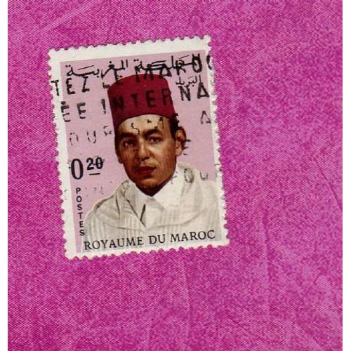 Timbre Maroc Roi Hassan Ii 1968
