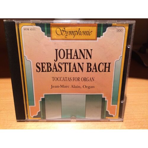 Johan Sebastian Bach , Toccatas For Organ , Cd