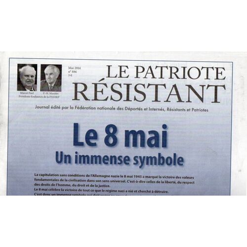 Le Patriote Résistant 886 