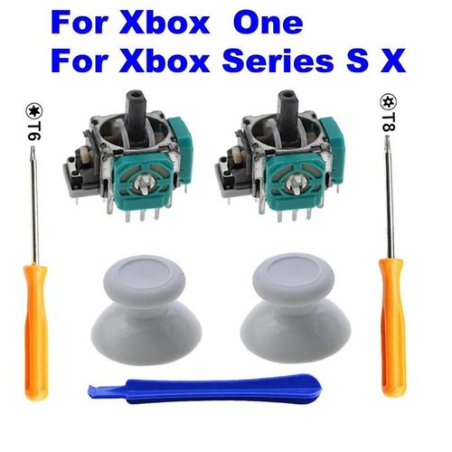 Capteur De Joystick Analogique 3d, Potentiomètres Et Thumbstick, Microsoft Xbox One S Et X Series Contrmatérielle, 2 Pièces