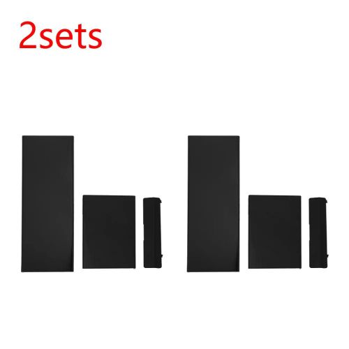 2sets Black - Couvercle De Remplacement Pour Carte Mémoire Numérique, 3 Pièces, Pour Nintendo Wii, Carte Mémoire, Porte De Contrôleur Gc