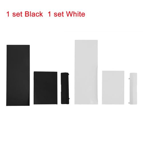 White Black 2 In 1 - Couvercle De Remplacement Pour Carte Mémoire Numérique, 3 Pièces, Pour Nintendo Wii, Carte Mémoire, Porte De Contrôleur Gc