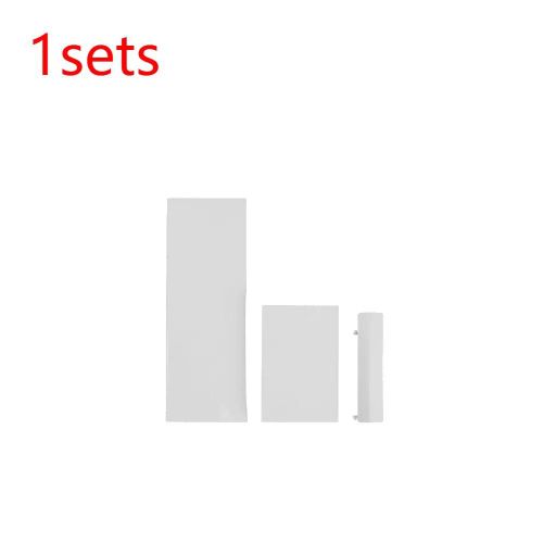 1set White - Couvercle De Remplacement Pour Carte Mémoire Numérique, 3 Pièces, Pour Nintendo Wii, Carte Mémoire, Porte De Contrôleur Gc