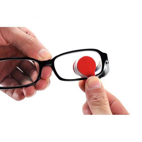 Pince Microfibre Nettoyant Lunettes Lentilles Loupe Verres Chiffon Double 