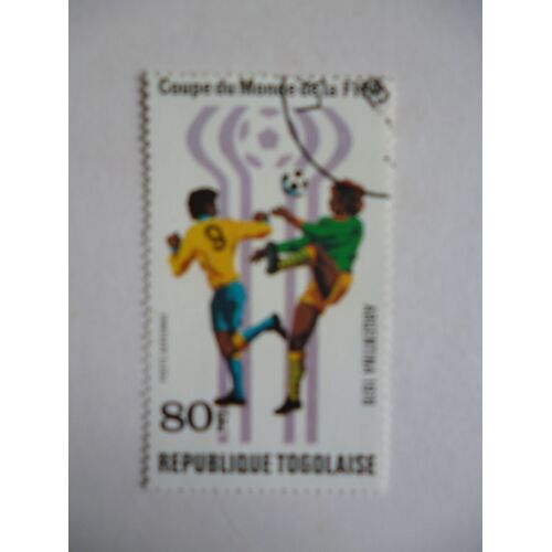 Timbre "Togo:Coupe Du Monde De La Fifa:Argentine 1978".