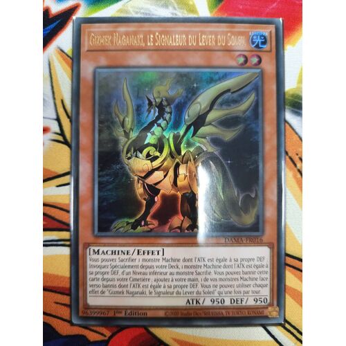 Yu-Gi-Oh ! Gizmek Naganaki, Le Signaleur Du Lever Du Soleil Dama-Fr016 Ultra Rare