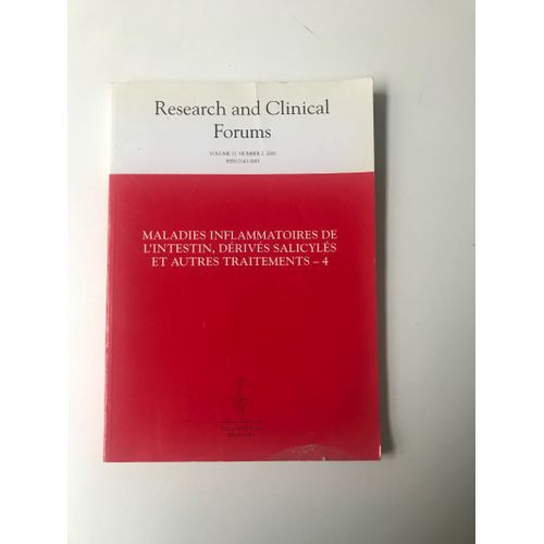 Maladies Inflammatoires De L'intestin, Dérivés Salicylés Et Autres Traitements - 4 : Travaux Du 4e Symposium Ferring Tenu Au Hilton London Metropole Londres, 2 & 3 Décembre 1999