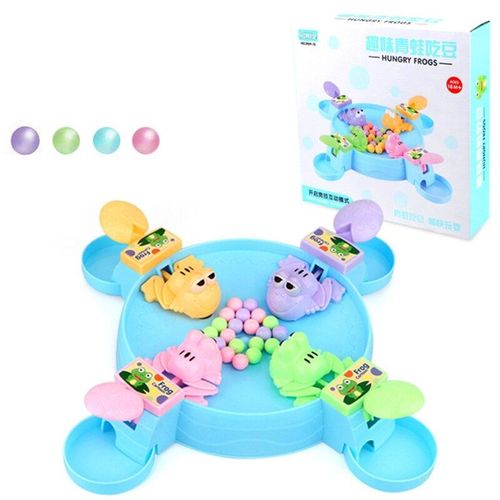 Jeu De Société De Perles Colorées, Jeu De Compétition, Grenouille Affamée Mangeant Des Haricots, Ensemble De Jouets, Plateau De Table, Jouet Interactif, 1 Ensemble