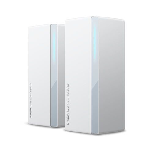 Xiaomi Mesh System AX3000 NE - Pack de 2 routeurs sans fil Wi-Fi 2,4 GHz/5GHz - Blanc