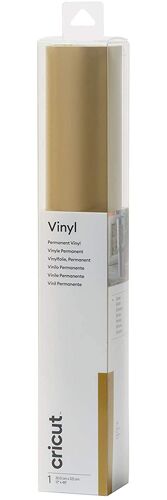 Cricut : Rouleau Vinyle Premium Permanent Doré 30,5x122cm