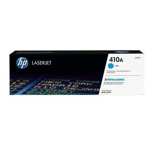 HP 410A - Cyan - originale - LaserJet - cartouche de toner ( CF411A ) - pour Color LaserJet Pro M452, MFP M377, MFP M477