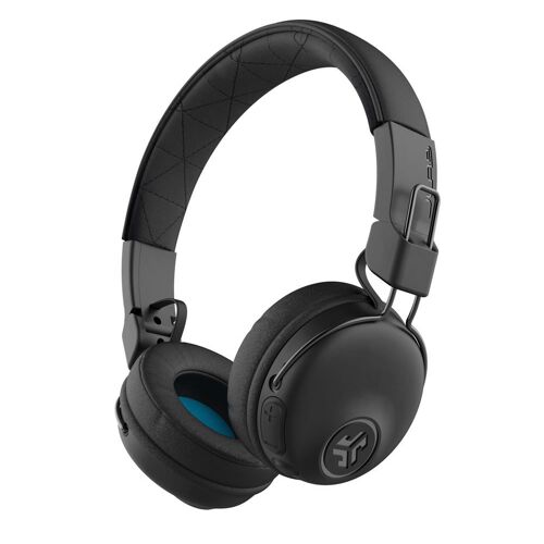 JLab Audio JBuddies Studio - Écouteurs avec micro - sur-oreille - Bluetooth - sans fil - noir