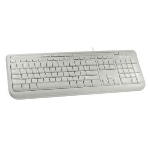 Microsoft Wired Keyboard 600 - Clavier - USB - français - blanc