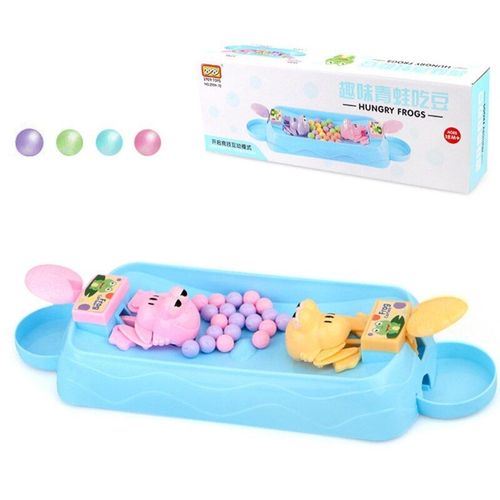 Jeu De Société De Perles Colorées, Jeu De Compétition, Grenouille Affamée Mangeant Des Haricots, Ensemble De Jouets, Plateau De Table, Jouet Interactif, 1 Ensemble