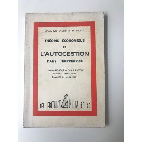 Théorie Économique De L'autogestion Dans L'entreprise