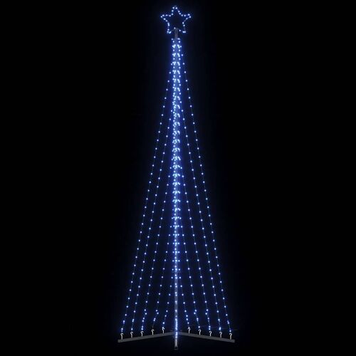 vidaXL Guirlande de sapin de Noël 495 LED bleu 300,5 cm
