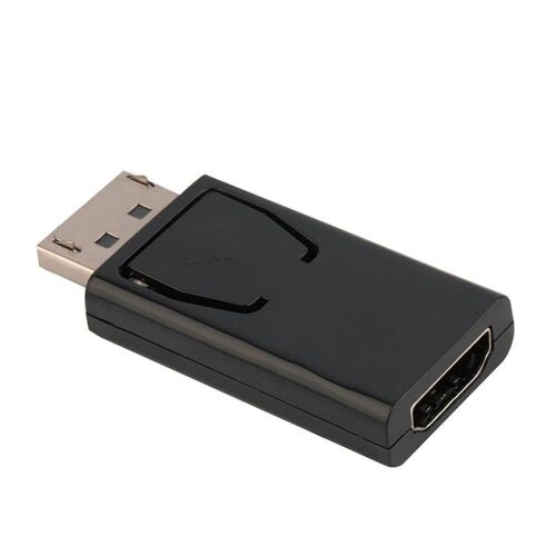 Le noir - Dp vers HDMI-compatible Adaptateur Audio Vidéo Câble Displayport pour PC Ordinateur Portable Projecteur À La tvhd HD 1080P Convertisseur de Signal