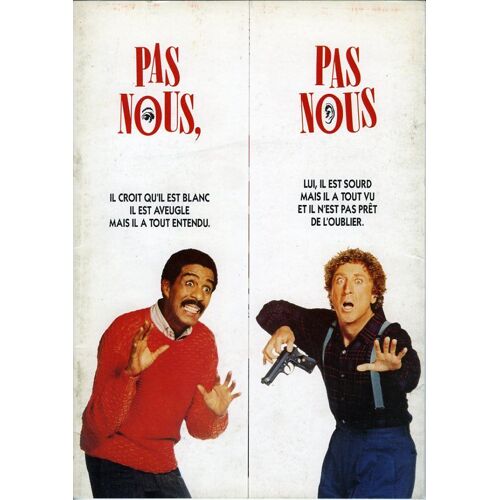 Pas Nous, Pas Nous - Dossier De Presse - Arthur Hiller, Richard Pryor, Gene Wilder, Joan Severance