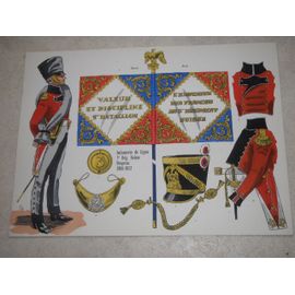 Le Plumet.  Planche 29. Infanterie De Ligne. 3e Rég. Suisse Drapeau 1804-1812