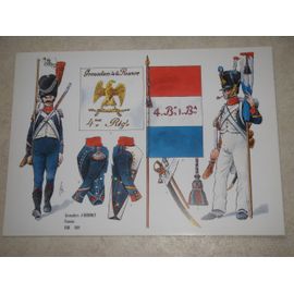 Le Plumet.  Planche 166. Grenadiers D'oudinot Fanions 1805-1809