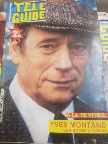Télé Guide Yves Montand 1981