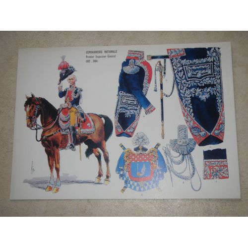 Le Plumet.  Planche 159. Gendarmerie Nationale. Premier Inspecteur Général 1802-1804