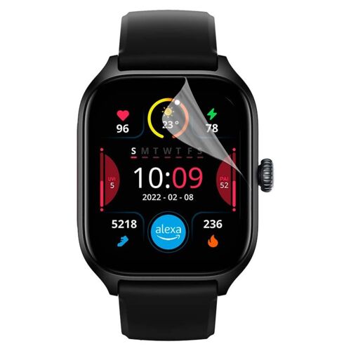 Protection Écran Pour Amazfit Gts 4 [Pack 6] Film Plastique Protecteur Résistant Ultra Mince Phonillico
