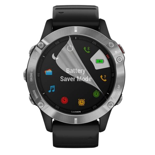 Protection Écran Pour Garmin Fenix 6 [Pack 6] Film Plastique Protecteur Résistant Ultra Mince Phonillico