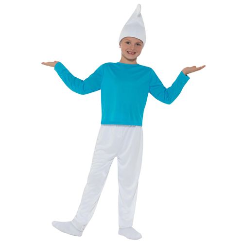 Déguisement Schtroumpf Enfant - Taille: 7 À 9 Ans