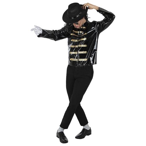 Veste Noire Michael Jackson Adulte - Taille: M / L