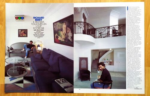 Paris Match N°1949 - Coupure De Presse - Richard Berry