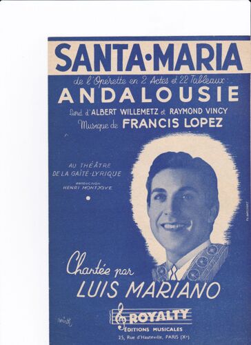 Luis Mariano "Santa Maria"