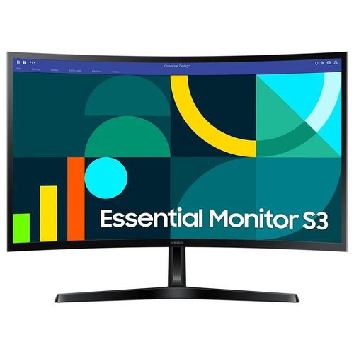 Samsung S27D366GAU - S36GD Series - écran LED - incurvé - 27" (27" visualisable) - 1920 x 1080 Full HD (1080p) @ 100 Hz - VA - 250 cd/m² - 3000:1 - 4 ms - HDMI, VGA - noir