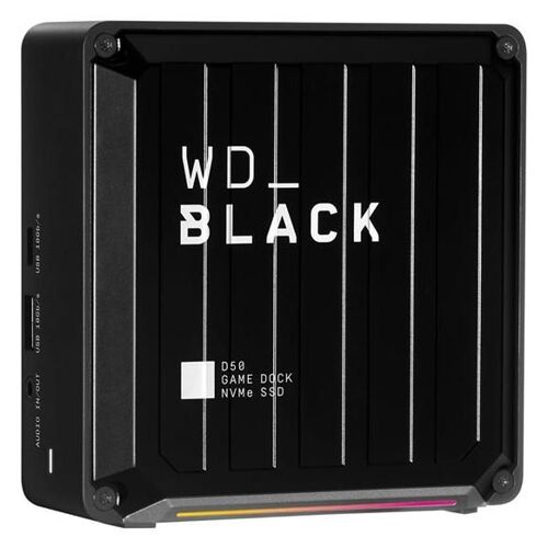 WD_BLACK D50 Game Dock WDBA3U0010BBK - Station d'accueil - Thunderbolt 3 - DP, Thunderbolt - HDD 1 To - 1GbE - EMEA