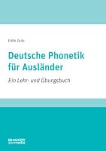 Deutsche Phonetik Für Ausländer