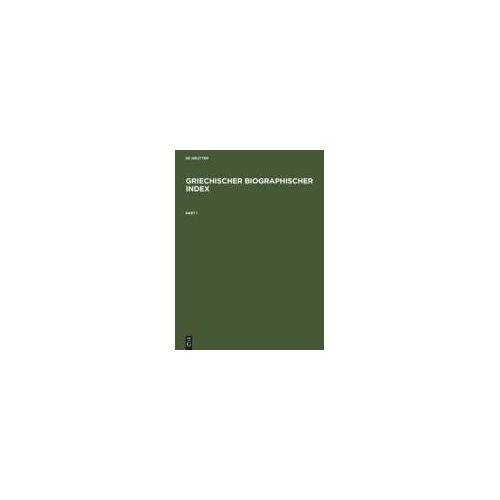 Griechischer Biographischer Index