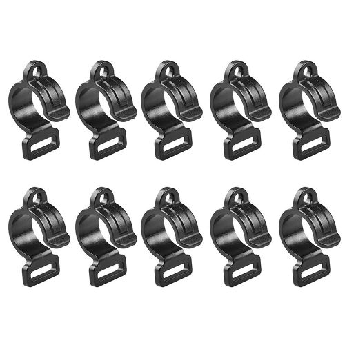 Crochets De Tente En Plastique En Forme De C, 10 Pièces, Caravane De Camping, Auvent, Pince Pour Corde À Vent, Coupe Vent, Fixation De Tige, Crochet De Liaison