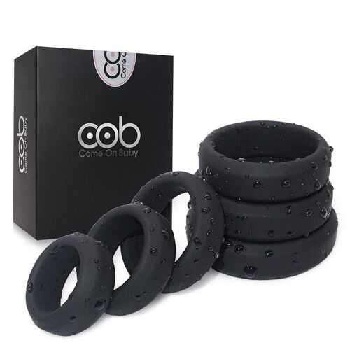 Anneau De Pénis En Silicone Pour Hommes, 6 Tailles, Manches De Cockring, Jouets Sexuels Pour Hommes, Masturbateur, Retarde L'éjaculation, Jouets Etroïque