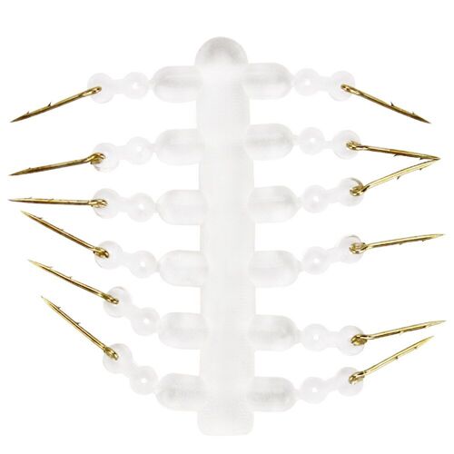 Accessoires De Pêche À La Carpe En Métal, 12 Pièces, Broche De Bouillettes D'Appât Avec Caoutchouc Transparent, Plate-Forme De Cheveux, Matériel D'Alimentation Pour Carpe