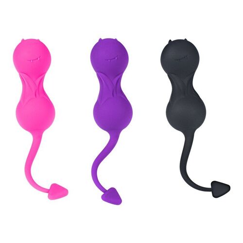 Boule Vaginale Rétractable En Forme De Diable Pour Femmes, En Silicone Sûr, Exercice De Serrage Intelligent, Boule De Kegel Pour Jouets Sexuels Féminins
