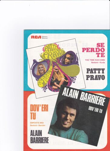 Alain Barrière, Patti Pravo "Dov'eri Tu"