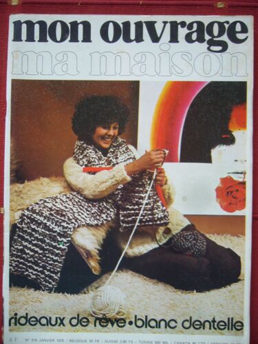 Mon Ouvrage Ma Maison   1975  N° 316 : Rideaux De Reve  Blanc Dentelle