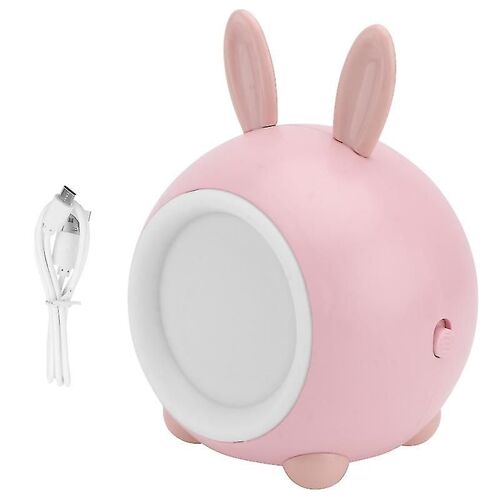 Mignonne Et Mignonne Petite Veilleuse Led Tactile Gradation Chambre D'enfant Veilleuse Chambre De Fille Lampe De Chevet Veilleuse, Petite Image Rose