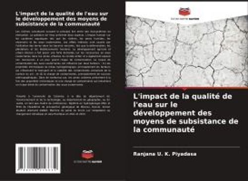 L'impact De La Qualité De L'eau Sur Le Développement Des Moyens De Subsistance De La Communauté
