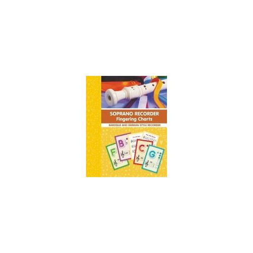 Soprano Recorder Fingering Charts. For Baroque And German Style Recorder