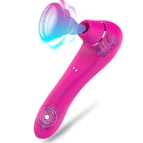 Vibromasseur À Point G Pour Femme Adulte, Jouet Sexuel, Ventouse, Mamelon, Clitoris, Stimulateur, Gode, Massage Vaginal, Masturbateur, 18 Pouces